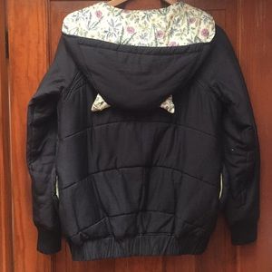 A la Sha button up, cat ear jacket